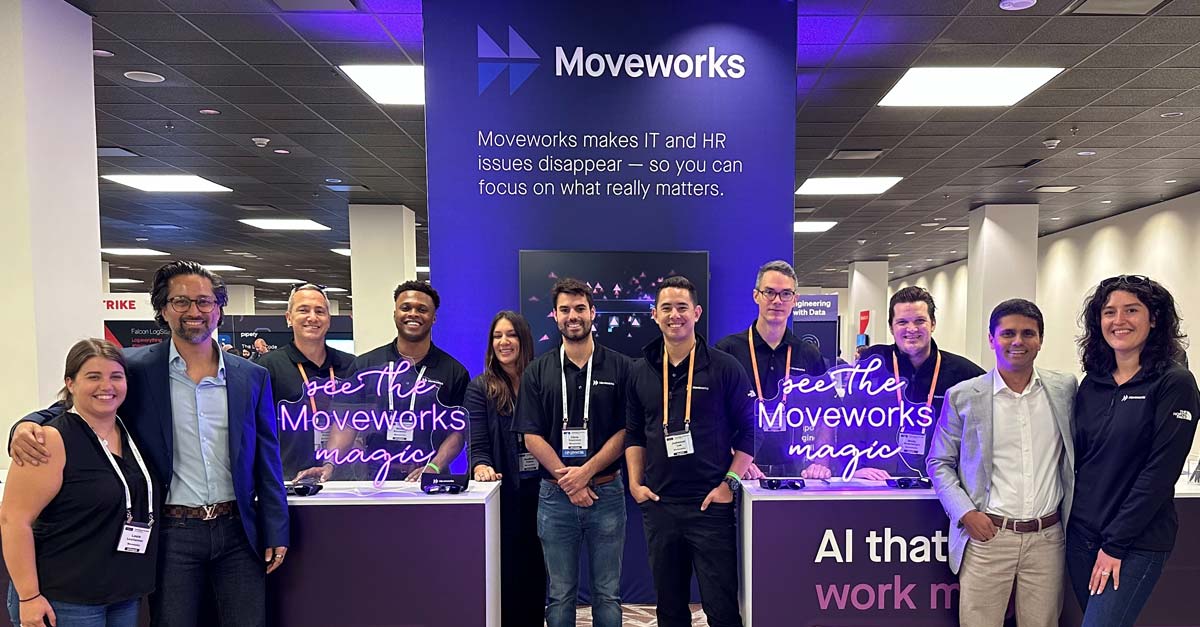 the moveworks team at forrester technology & innovation forum