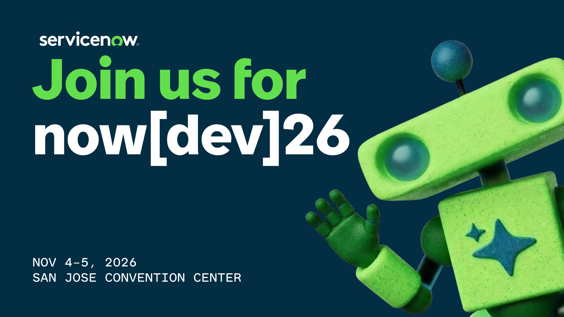 Build apps, integrations, and AI agents at now[dev]26