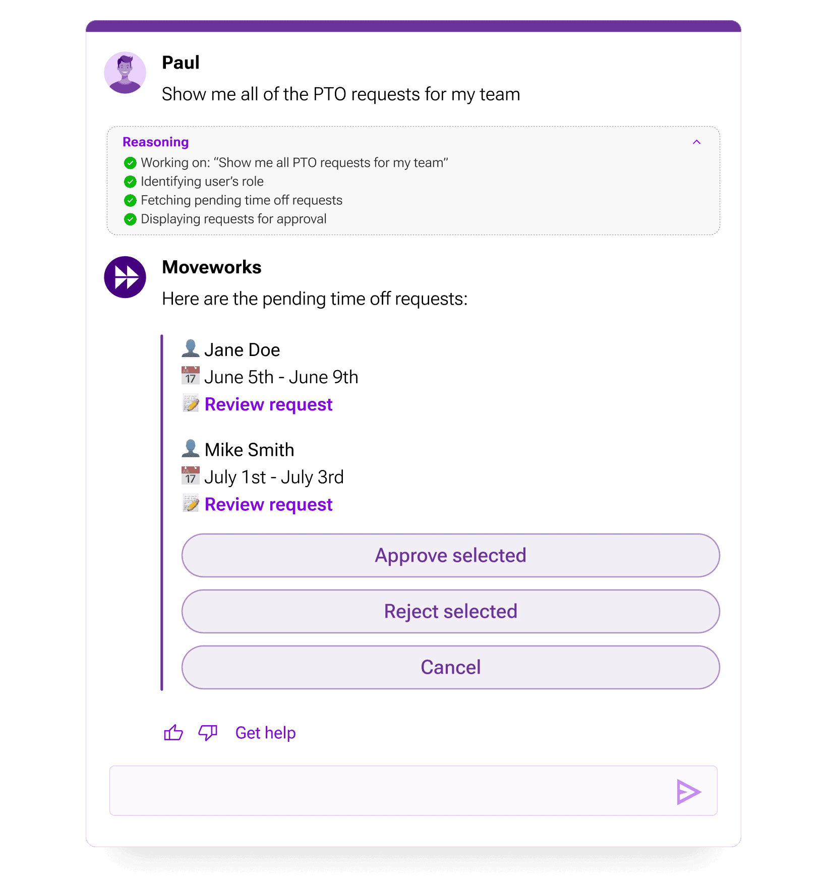 HR automations time absence