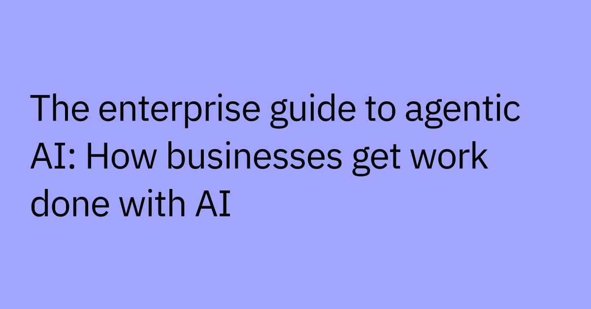 What is Agentic AI Illustrated