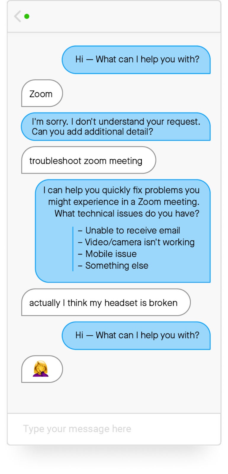 conventional chatbot
