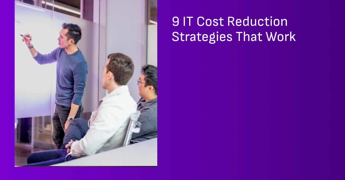 IT cost reduction