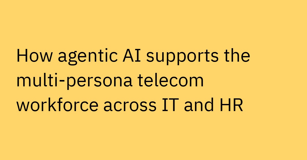 Agentic AI Use Cases for Telecom Workforce Support