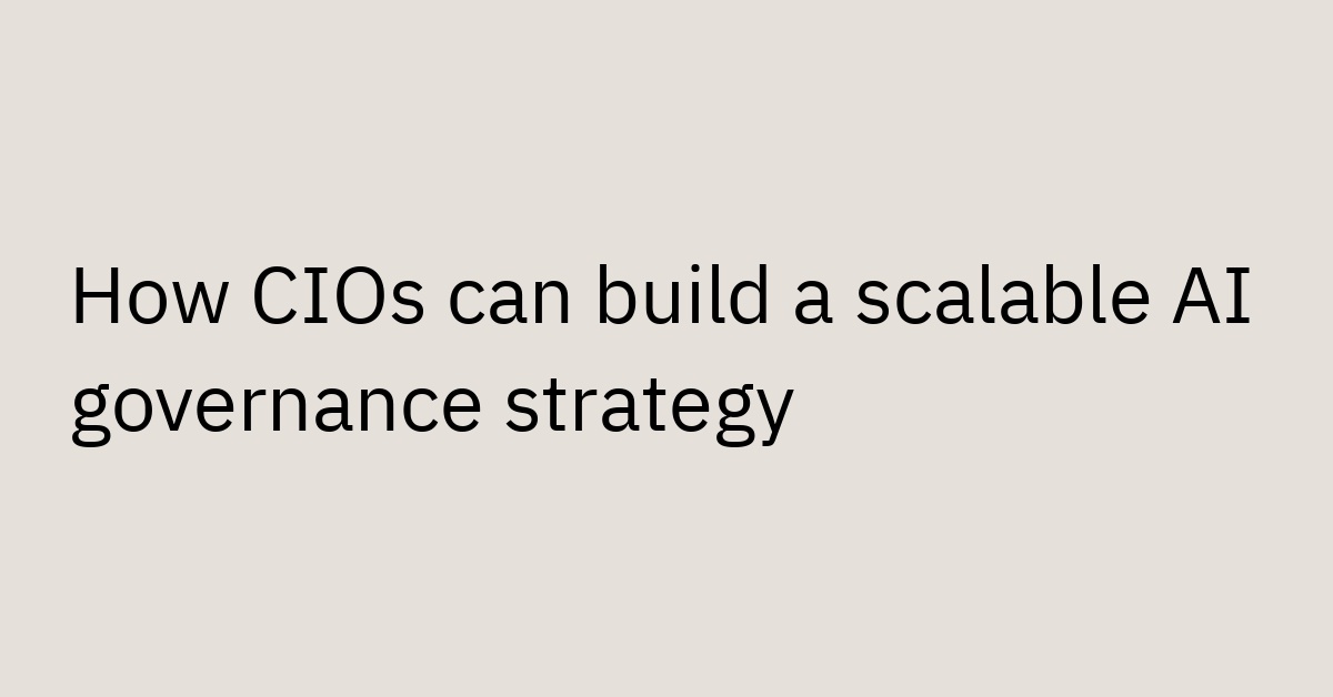 What Is an AI Governance Strategy for Enterprises?