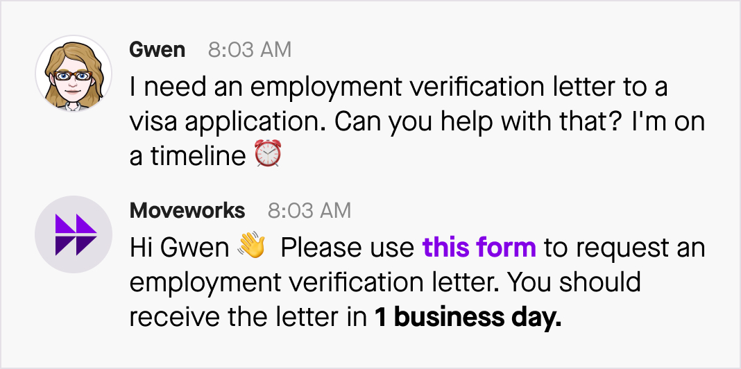 verify employment