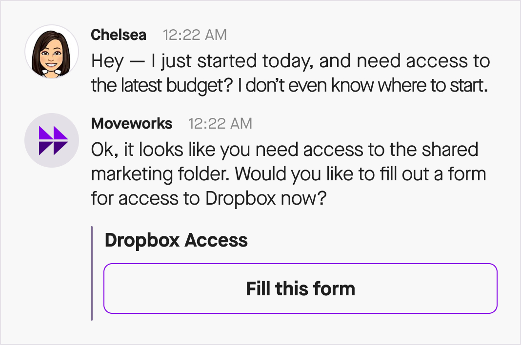 form fills dropbox access