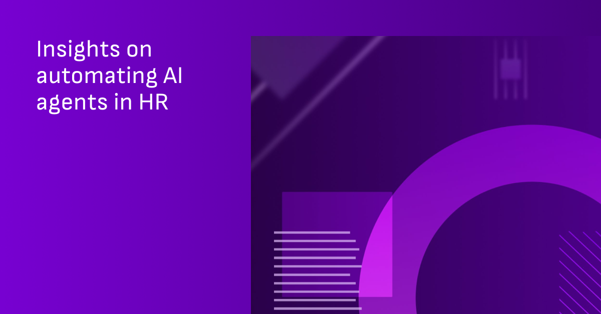 Insights on automating agents in HR